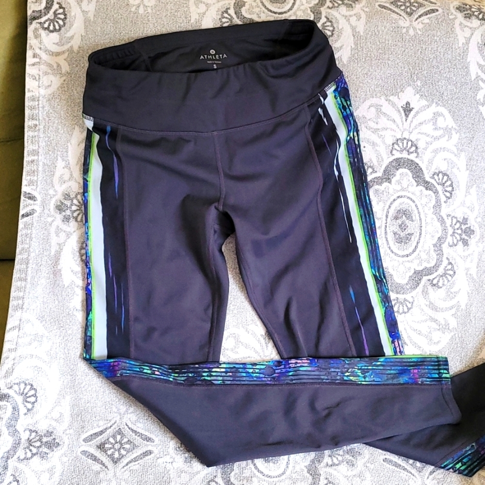 Athleta ankle length Yoga pants. Leggings. Perfect.